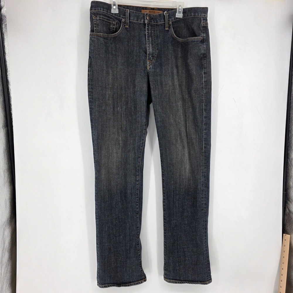Agave Jeans Mens 38 Waterman Black Denim Death Valley‎ Soft Casual Straight